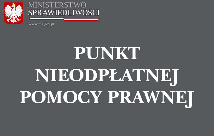 Zmiana godzin pracy punktu nieodpłatnej pomocy prawnej