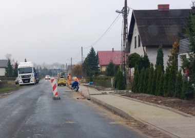 Budowa chodnika przy ul. Zachodniej w Wijewie