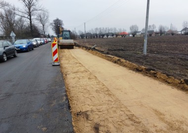 Przebudowa drogi powiatowej przez Kłodę 