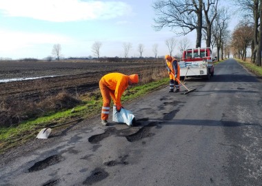 Naprawa drogi powiatowej Pawłowice - Kociugi