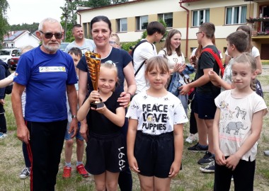 Rajd kolarsko-pieszy "Witamy wakacje” w Boszkowie