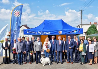 Oficjalne zakończenie przebudowy drogi wojewódzkiej przez gminę Wijewo