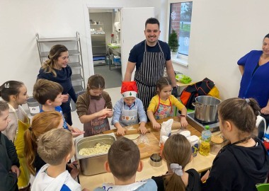 Warsztaty kulinarne dzieci z Polski i Ukrainy