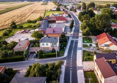 Przebudowana droga w Krzemieniewie