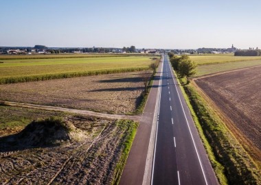 Przebudowana droga Święciechowa - Wilkowice