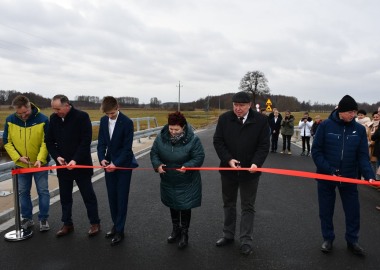 Oficjalne zakończenie przebudowy mostu na drodze powiatowej Brenno - Miastko 