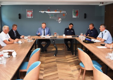 Posiedzenie Wspólnej Komisji Bezpieczeństwa i Porządku Publicznego Miasta Leszna i Powiatu Leszczyńskiego. 