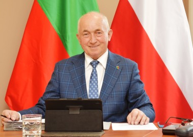 Przewodniczący Rady Powiatu Leszczyńskiego Jan Szkudlarczyk 