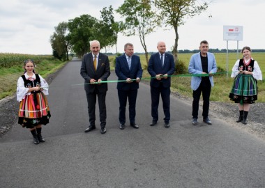Oficjalne zakończenie przebudowy drogi powiatowej Strzyżewice - Henrykowo