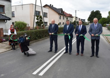 Oficjalne zakończenie przebudowy drogi powiatowej Górka Duchowna - Targowisko