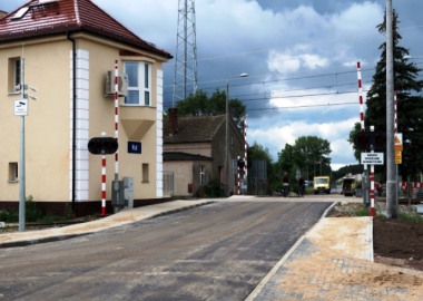 Przejazd kolejowy w Kłodzie