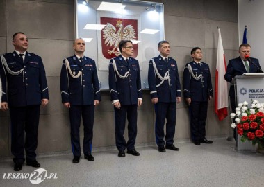 Spotkanie w Komendzie Miejskiej Policji w Lesznie