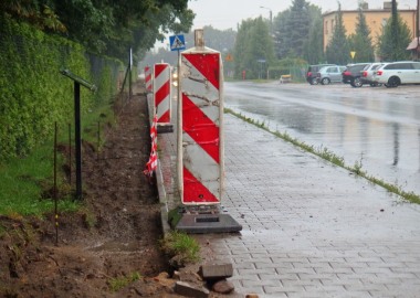Przebudowa chodnika w Kąkolewie