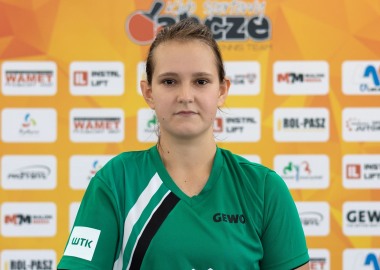 Karolina Pęk - tenisistka stołowa Wamet Dobry Wiązar Dąbcze