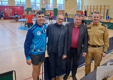 Mistrzostwa Wielkopolski strażaków Państwowej Straży Pożarnej w tenisie stołowym w Święciechowie