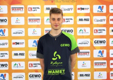 Jakub Werner - tenisista stołowy Wamet Dąbcze