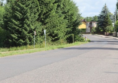 Droga powiatowa - ul. Grotnicka we Włoszakowicach