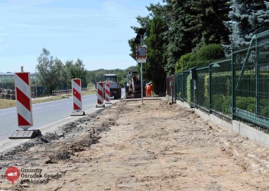 Budowa chodnika przy drodze powiatowej - ul. Kurpińskiego we Włoszakowicach