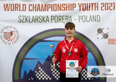 Amadeusz Zyber - Moszak zdobył brązowy medal Mistrzostw Świata w warcabach