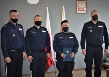 Andrzelika Łuczak obejmuje obowiązki I zastepcy komendanta powiatowego policji we Wschowie 